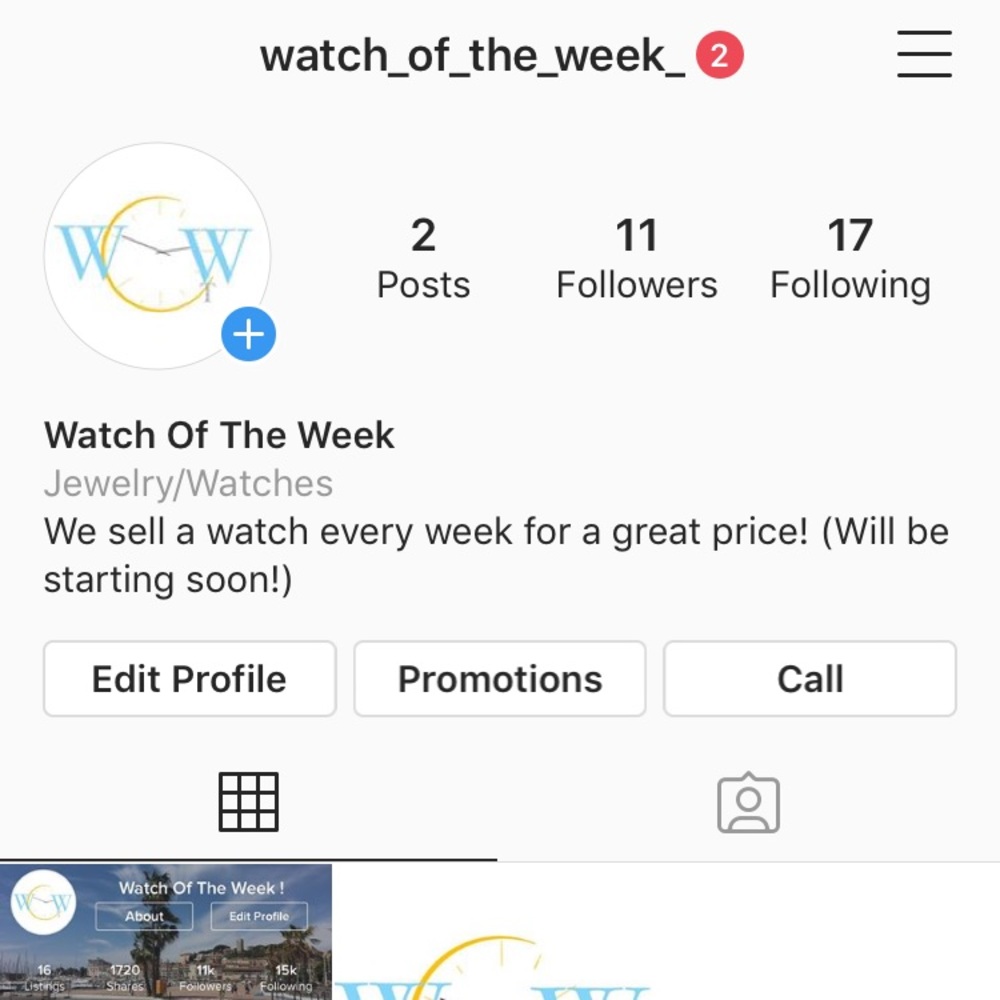 Follow us on Instagram! @watch_of_the_week_